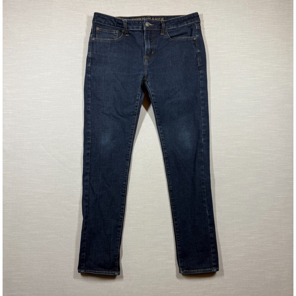 American Eagle Jeans Mens‎ 32W 34L Blue 360 Extreme Flex Denim Casual Skinny